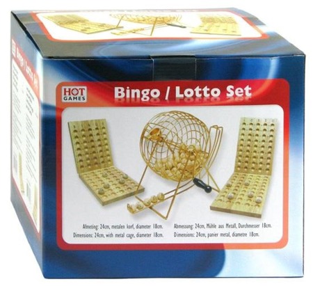 Bingo - złoty zestaw do gry (75 piłeczek) (HG)