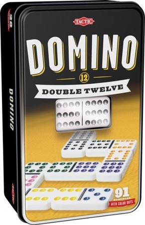 Domino 12-oczkowe w puszce (Tactic)