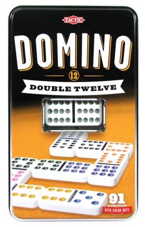 Domino 12-oczkowe w puszce (Tactic)