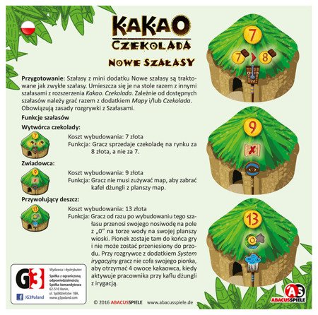 Kakao - dodatek Nowe szałasy