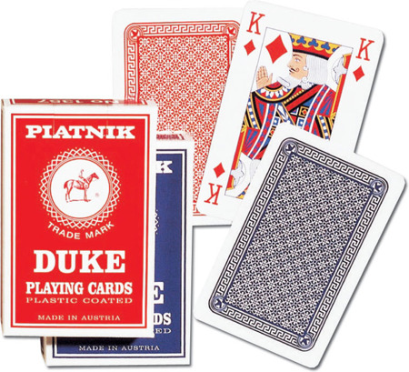 Karty brydżowe 1357 Duke red