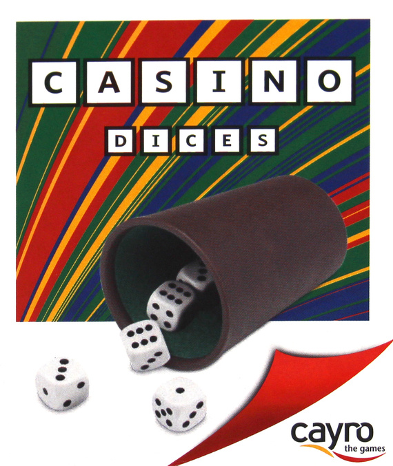 Kości oczkowe - zestaw do gry Casino (073/1 - Cayro)