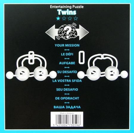 Łamigłówka kolorowa Puzzle Twins - poziom 1/4