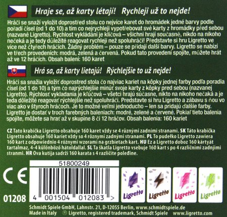 Ligretto w zielonym pudełku (edycja polska)