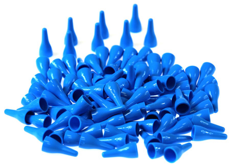 Pionki do gry plastik zwykłe - niebieskie - 100 szt.