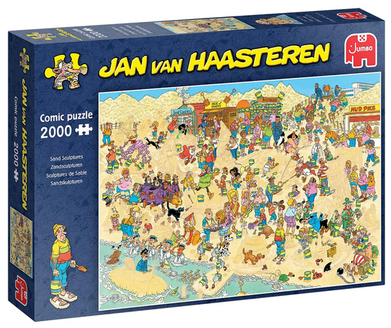 Puzzle 2000 el. JAN VAN HAASTEREN Tłumy na basenie