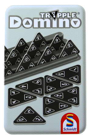 Trójkątne Domino (w metalowej puszce)