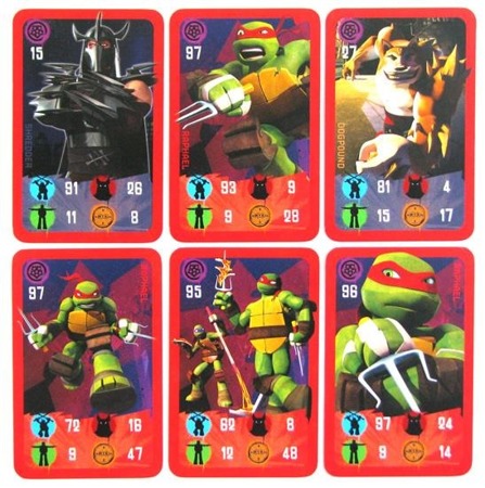 Turtles: Power Cards - Raphael (czerwone)