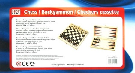 Zestaw Szachy/Backgammon (HG - 670011)