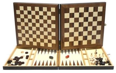 Zestaw Szachy/Backgammon/Warcaby (HG - 670000)