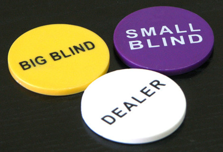 Zestaw żetonów: Dealer, Small Blind, Big Blind (HG)