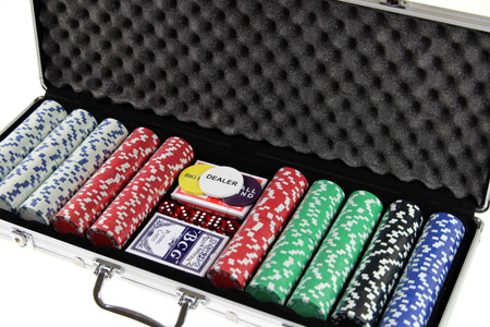 Żetony pokerowe z nominałami 500 szt. 11.5 g (HG)