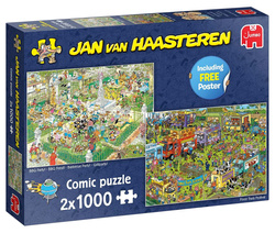 Puzzle 2 x 1000 el. JAN VAN HAASTEREN Festiwal kulinarny