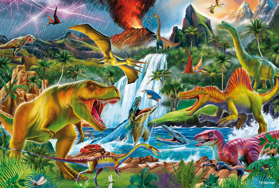 PQ Puzzle 200 el. Dinozaury