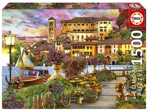 Educa borras Sunset In The Port Puzzle 5000 Pieces Multicolor