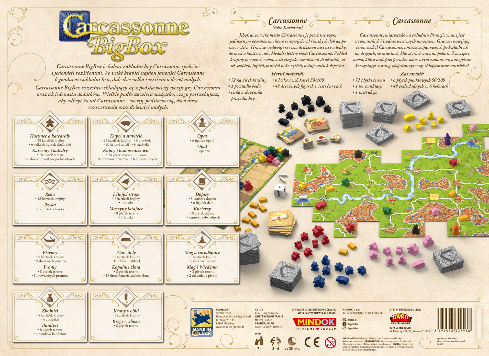 Carcassone Big Box bruin (2014) - Carcassonne - LastDodo