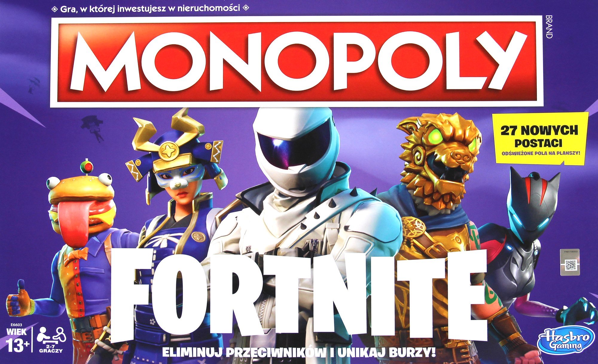 Monopoly Fortnite Sprzedaz Hurtowa Hasbro G3 Poland - 