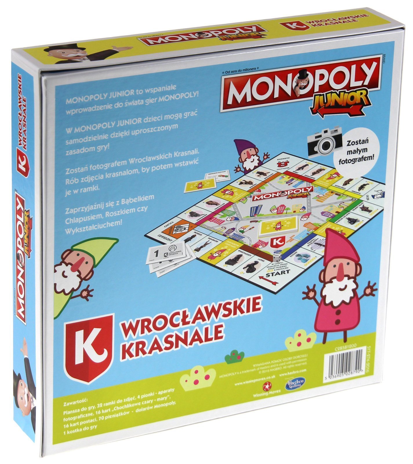 5036905028790 Monopoly Junior Wrocławskie Krasnale Winning Moves 