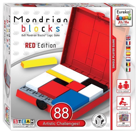 Ah!Ha - Blok Mondriana (czerwony) - gra logiczna