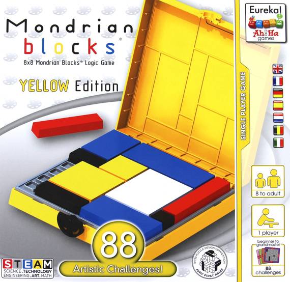 Ah!Ha - Blok Mondriana (żółty) - gra logiczna