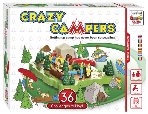 Ah!Ha - Szalony biwak / Crazy Campers - gra logiczna