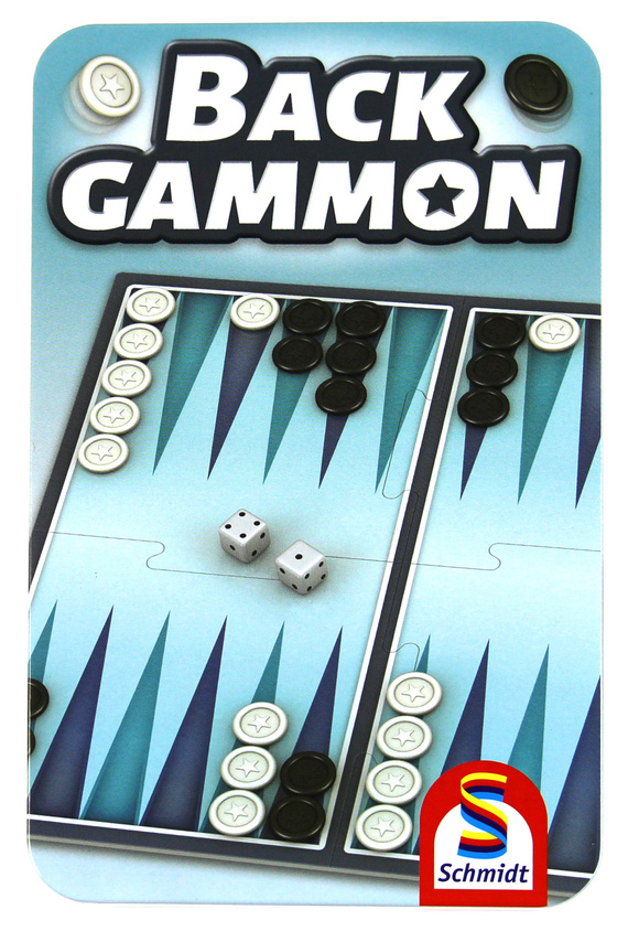 Backgammon (w metalowej puszce)