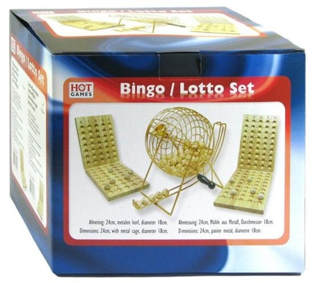 Bingo - złoty zestaw do gry (90 piłeczek) (HG)