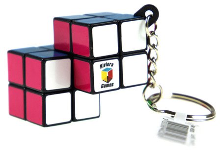 Brelok do kluczy z podwójną kolorową kostką 2x2x2 (standard)