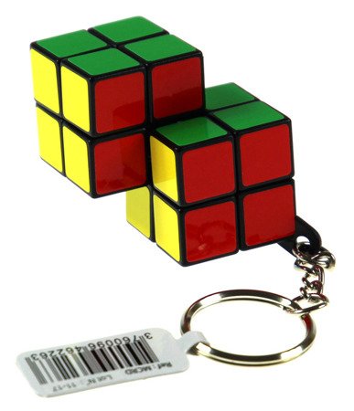 Brelok do kluczy z podwójną kolorową kostką 2x2x2 (standard)