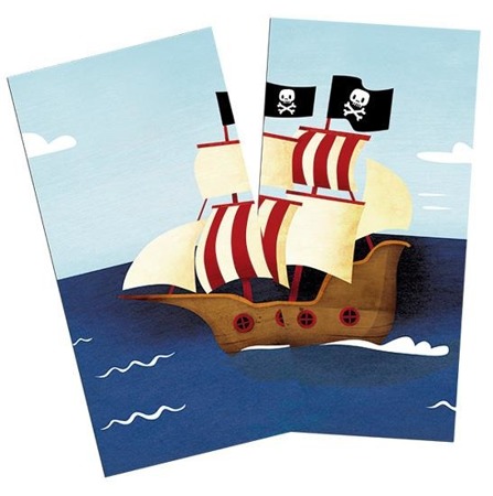 Domino obrazkowe - Pirat (878)