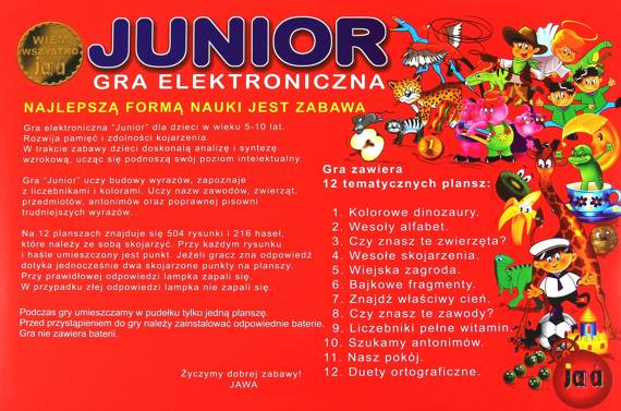 Junior - gra elektroniczna