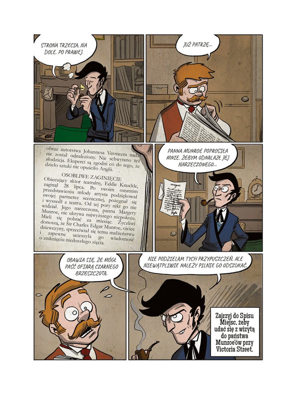 Komiks paragrafowy - Sherlock Holmes. Cienie nad Londynem.