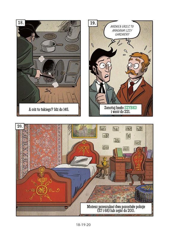 Komiks paragrafowy - Sherlock Holmes. Cienie nad Londynem.