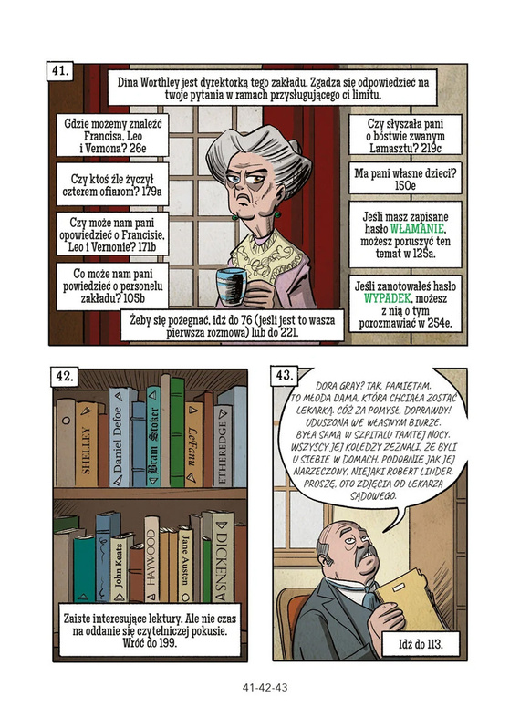 Komiks paragrafowy - Sherlock Holmes. Cienie nad Londynem.