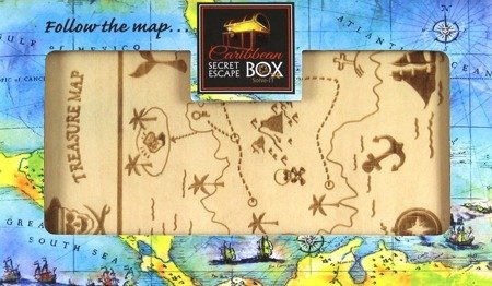 Łamigłówka ESCAPE BOX - Caribbean Secret - poziom 3/4