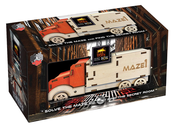 Łamigłówka ESCAPE BOX - Maze1 Truck Secret - poziom 4/4