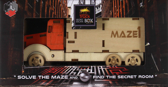 Łamigłówka ESCAPE BOX - Maze1 Truck Secret - poziom 4/4