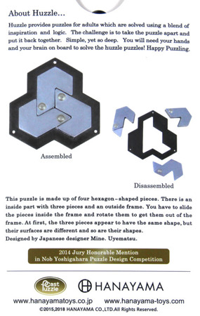 Łamigłówka Huzzle Cast Hexagon - poziom 4/6