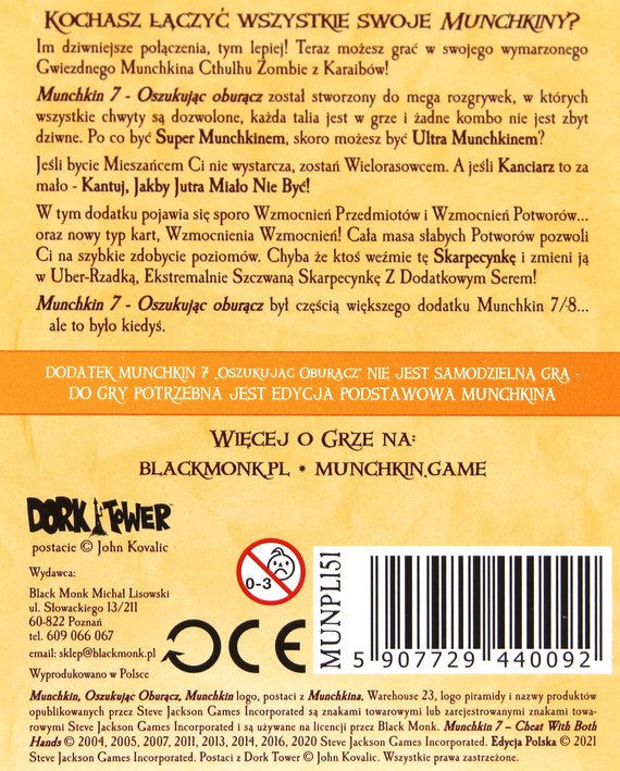 Munchkin 7 - Oszukując oburącz