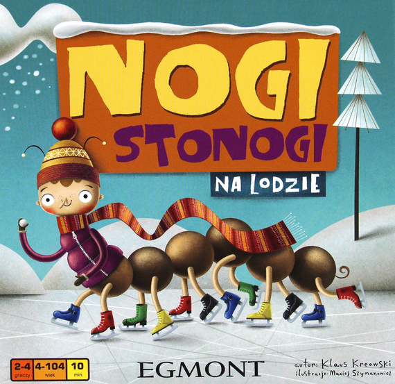 Nogi stonogi na lodzie