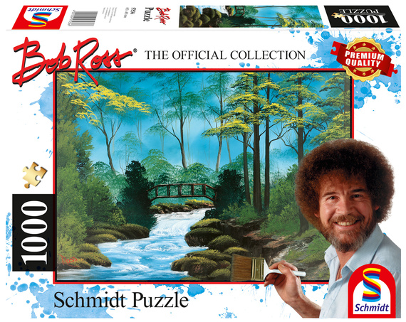 PQ Puzzle 1000 el. BOB ROSS Samotny most