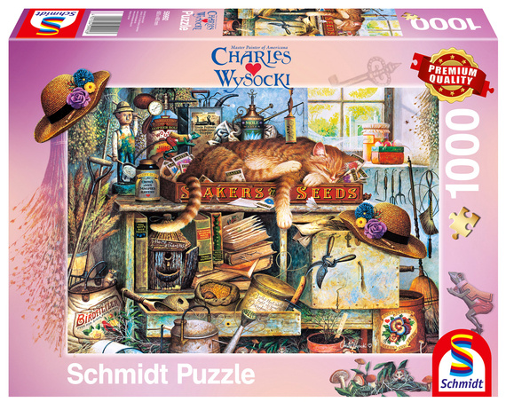 PQ Puzzle 1000 el. CHARLES WYSOCKI Remington - Ogrodnik