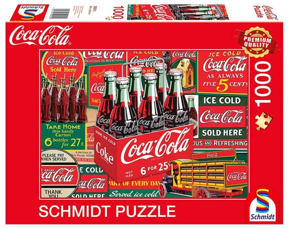 PQ Puzzle 1000 el. COCA-COLA Tradycja