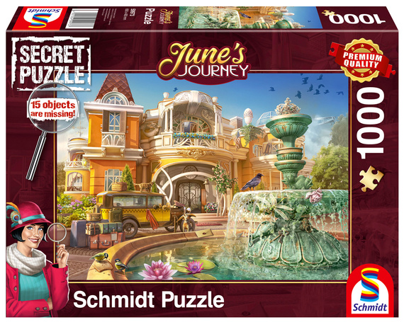 PQ Puzzle 1000 el. JUNE'S JOURNEY (Secret Puzzle) Rodzinny dom na Wyspie Orchidei