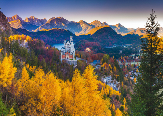 PQ Puzzle 1000 el. Jesień na Zamku Neuschwanstein / Niemcy