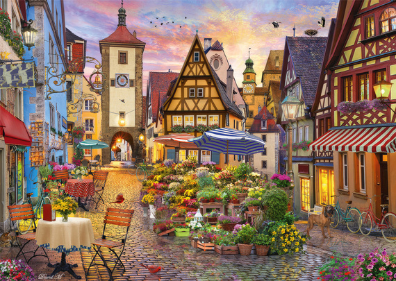 PQ Puzzle 1000 el. Rothenburg ob der Tauber / Bawaria / Niemcy