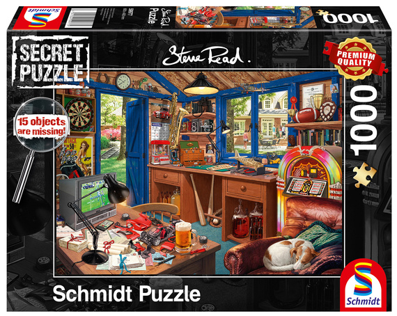 PQ Puzzle 1000 el. STEVE READ (Secret Puzzle) Warsztat taty