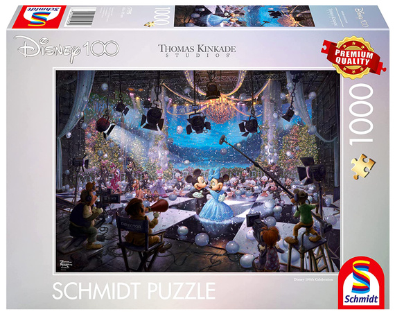 PQ Puzzle 1000 el. THOMAS KINKADE 100 lat Disneya - Jubileuszowy taniec (Disney)