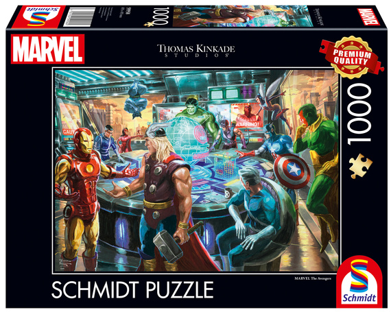 PQ Puzzle 1000 el. THOMAS KINKADE Avengers (Marvel)