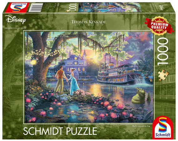 PQ Puzzle 1000 el. THOMAS KINKADE Księżniczka i żaba (Disney)